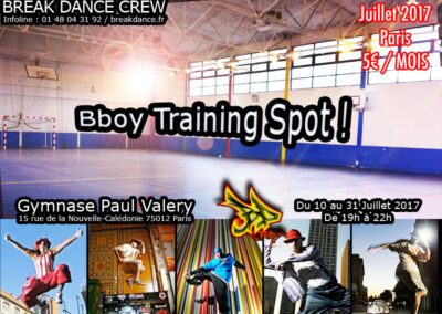 Bboy Training Spot Juillet 2017